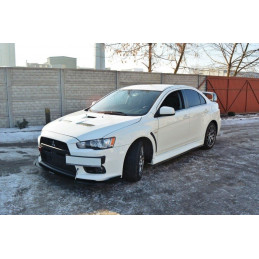 Maxton Design-SPORT LAME DU PARE-CHOCS AVANT V.1 Mitsubishi Lancer Evo X 