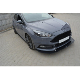 Maxton Design-Sport Lame Du Pare-Chocs Avant V.1 Ford Focus ST Mk3 FL 