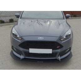 Maxton Design-Sport Lame Du Pare-Chocs Avant V.1 Ford Focus ST Mk3 FL 