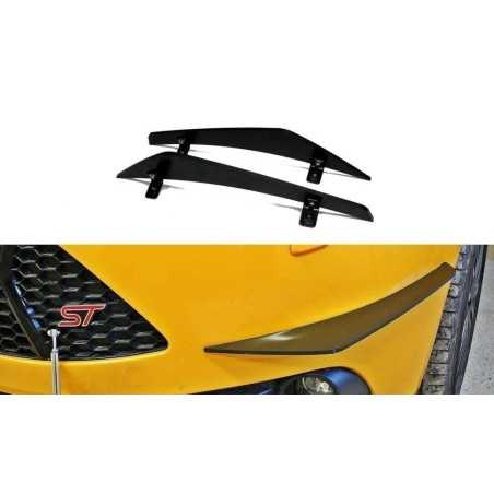 Maxton Design-Canards (Ailes Du Pare-Chocs Avant) Ford Focus ST Mk3 