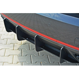 Maxton Design-Diffuseur Arriere Skoda Octavia RS Mk3 / Mk3 FL Hatchback / Estate 