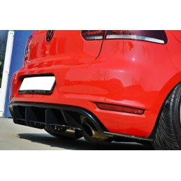 Maxton Design-VW GOLF VI GTI / 35TH RAJOUT DU PARE-CHOCS ARRIERE & LAME DU PARE CHOCS ARRIERE 