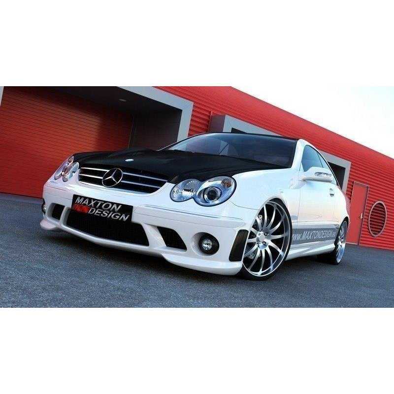 Maxton Design-PARE-CHOCS AVANT MERCEDES CLK W209 