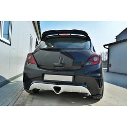 Maxton Design-LAME DU PARE-CHOCS ARRIERE OPEL CORSA D OPC / VXR 