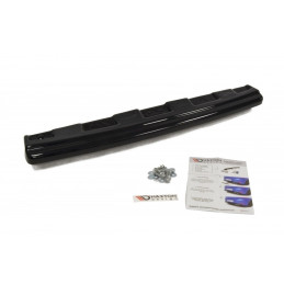 Maxton Design-CENTRAL ARRIÈRE SPLITTER Mitsubishi Lancer Evo X (avec barres verticales) 
