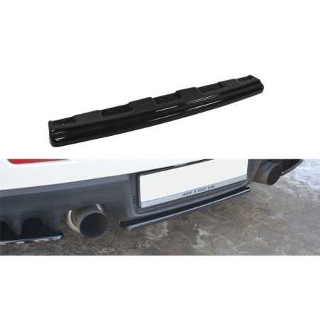 Maxton Design-CENTRAL ARRIÈRE SPLITTER Mitsubishi Lancer Evo X (sans barres verticales) 