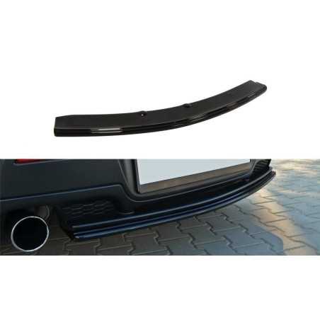 Maxton Design-CENTRAL ARRIÈRE SPLITTER MAZDA 3 MPS MK1 PREFACE (sans barres verticales) 