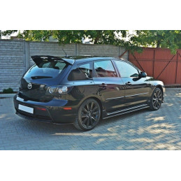 Maxton Design-CENTRAL ARRIÈRE SPLITTER MAZDA 3 MPS MK1 PREFACE (sans barres verticales) 