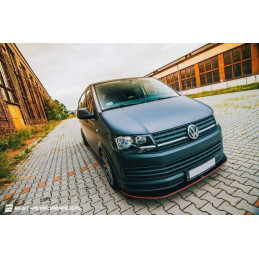 Maxton Design-VOLKSWAGEN T6 LAME DU PARE-CHOCS AVANT v.1 