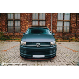 Maxton Design-VOLKSWAGEN T6 LAME DU PARE-CHOCS AVANT v.1 