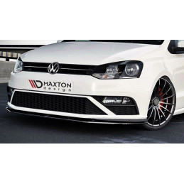 Maxton Design-LAME DU PARE-CHOCS AVANT v.1 VW POLO MK5 GTI FACELIFT 