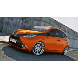 Maxton Design-LAME DU PARE-CHOCS AVANT TOYOTA AYGO mk2 