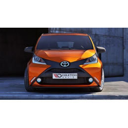 Maxton Design-LAME DU PARE-CHOCS AVANT TOYOTA AYGO mk2 
