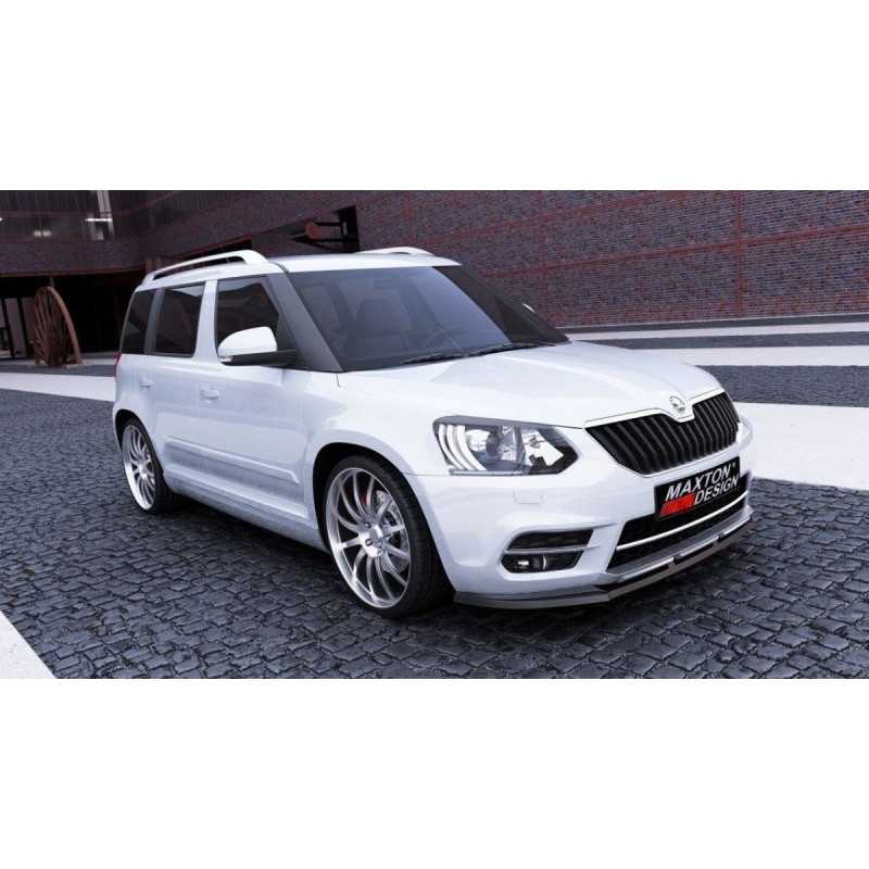 Maxton Design-LAME DU PARE-CHOCS AVANT SKODA YETI CITY APRES FACELIFT 