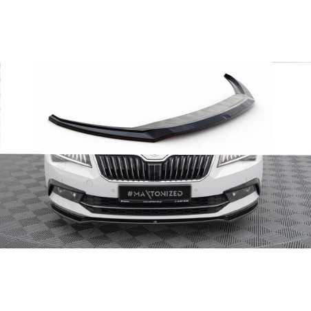Maxton Design-Lame Du Pare-Chocs Avant V.2 Skoda Superb Mk3 