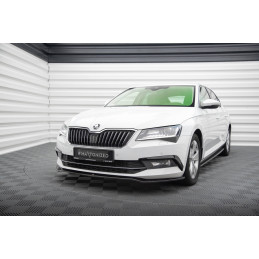 Maxton Design-Lame Du Pare-Chocs Avant V.2 Skoda Superb Mk3 