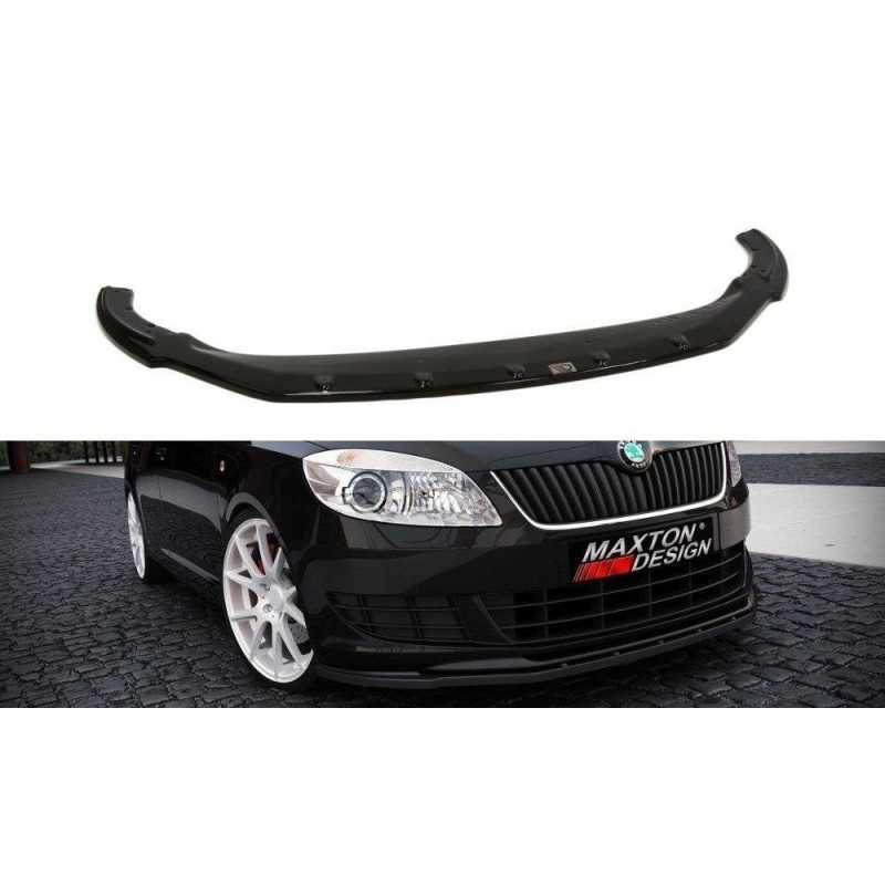 Maxton Design-Lame Du Pare-Chocs Avant Skoda Fabia Mk2 FL Maxton Design-Lame Du Pare-Chocs Avant Skoda Fabia Mk2 FL