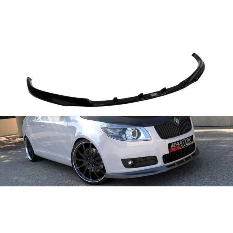 Maxton Design-Lame Du Pare-Chocs Avant Skoda Fabia Mk2 Maxton Design-Lame Du Pare-Chocs Avant Skoda Fabia Mk2