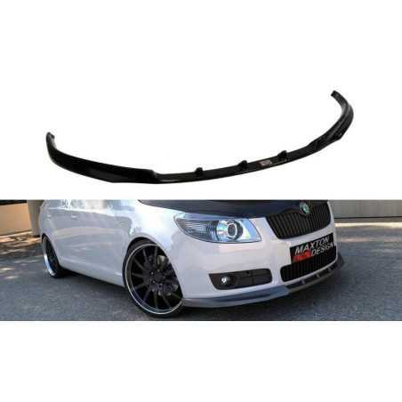 Maxton Design-Lame Du Pare-Chocs Avant Skoda Fabia Mk2 
