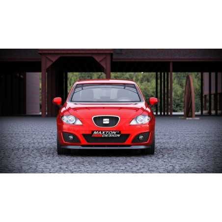 Maxton Design-LAME DU PARE-CHOCS AVANT SEAT LEON MK2 (APRES FACELIFT) 