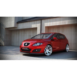 Maxton Design-LAME DU PARE-CHOCS AVANT SEAT LEON MK2 (APRES FACELIFT) 