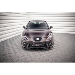 Maxton Design-LAME DE PARE-CHOCS AVANT SEAT LEON MK2 CUPRA FR (AVANT FACELIFT) 