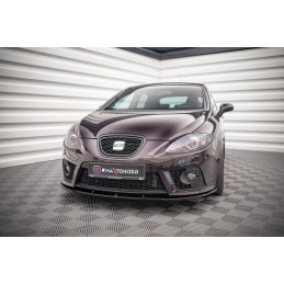 Maxton Design-LAME DE PARE-CHOCS AVANT SEAT LEON MK2 CUPRA FR (AVANT FACELIFT) 