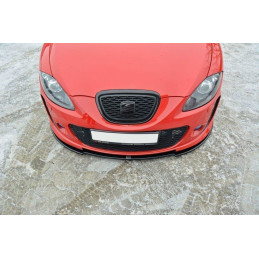 Maxton Design-LAME DU PARE-CHOCS AVANT SEAT LEON MK2 MS DESIGN 
