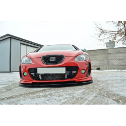 Maxton Design-LAME DU PARE-CHOCS AVANT SEAT LEON MK2 MS DESIGN 