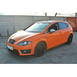 Maxton Design-LAME DU PARE-CHOCS AVANT V.2 SEAT LEON MK2 CUPRA / FR (APRES FACELIFT) 