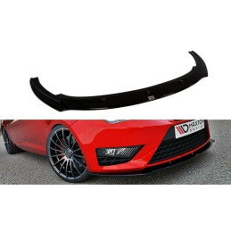 Maxton Design-LAME DE PARE-CHOCS AVANT SEAT IBIZA IV CUPRA (6J) (APRES FACELIFT) 