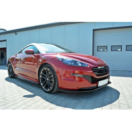Maxton Design-LAME DU PARE-CHOCS AVANT / SPLITTER V.1 PEUGEOT RCZ FACELIFT 