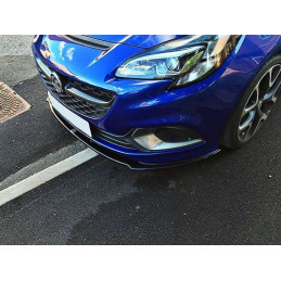 Maxton Design-LAME DE PARE-CHOCS AVANT OPEL CORSA E OPC / VXR 