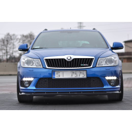 Maxton Design-Lame Du Pare-Chocs Avant V.1 Skoda Octavia RS Mk2 FL 