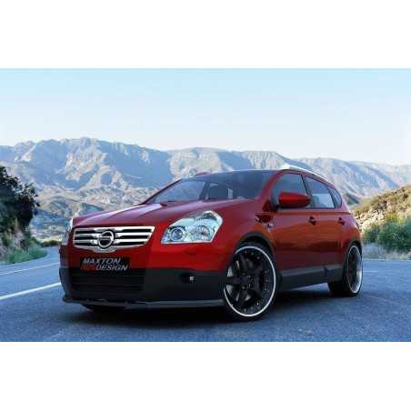 Maxton Design-LAME DU PARE-CHOCS AVANT NISSAN QASHQAI (AVANT FACELIFT) 