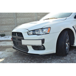 Maxton Design-LAME DU PARE-CHOCS AVANT V.2 Mitsubishi Lancer Evo X 