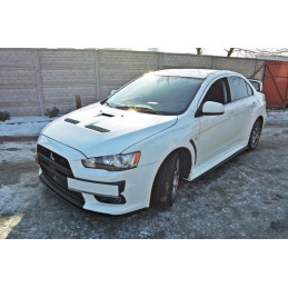 Maxton Design-LAME DU PARE-CHOCS AVANT V.2 Mitsubishi Lancer Evo X 