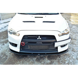 Maxton Design-LAME DU PARE-CHOCS AVANT V.1 Mitsubishi Lancer Evo X 