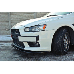 Maxton Design-LAME DU PARE-CHOCS AVANT V.1 Mitsubishi Lancer Evo X 
