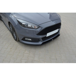 Maxton Design-Lame Du Pare-Chocs Avant V.2 Ford Focus ST Mk3 FL 