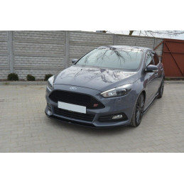 Maxton Design-Lame Du Pare-Chocs Avant V.2 Ford Focus ST Mk3 FL 