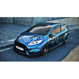 Maxton Design-Lame Du Pare-Chocs Avant V.2 Ford Fiesta ST Mk7 FL 