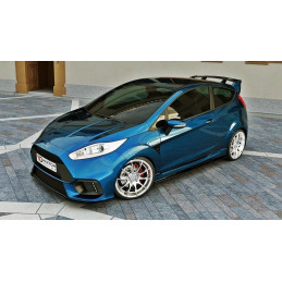 Maxton Design-Lame Du Pare-Chocs Avant (Focus RS Look Pare-Chocs) Ford Fiesta Mk7 FL 