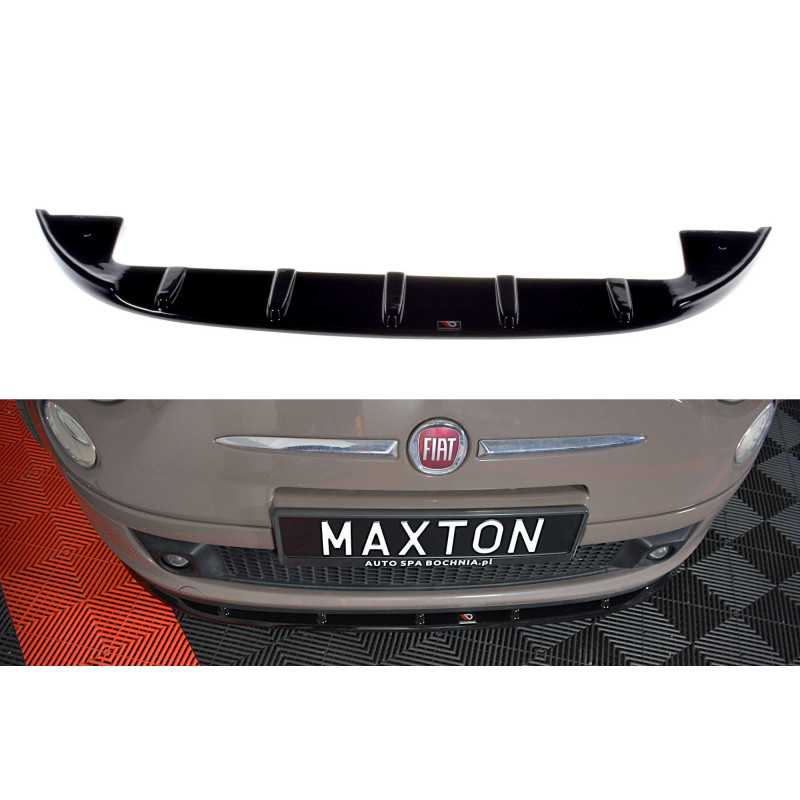 Maxton Design-LAME DU PARE-CHOCS AVANT V.1 FIAT 500 HATCHBACK AVANT FACELIFT 