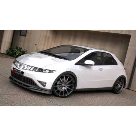 Maxton Design-LAME DU PARE CHOCS AVANT CIVIC MK8 (AVANT FACELIFT) 