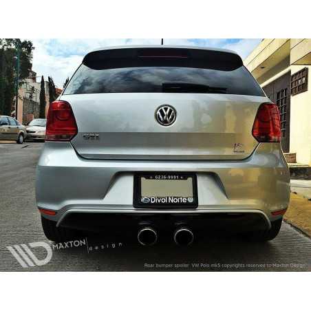 Maxton Design-Rajout de Pare-chocs Arriere VW Polo mk5 GTI 