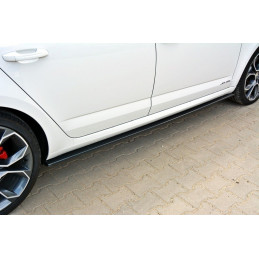 Maxton Design-Rajouts Des Bas De Caisse Pour Skoda Octavia RS Mk3 / Mk3 FL Hatchback / Kombi 