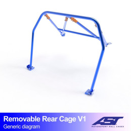 Demi-Arceau TOYOTA MR-2 (W20) 2-doors Roadster REMOVABLE REAR CAGE V1 