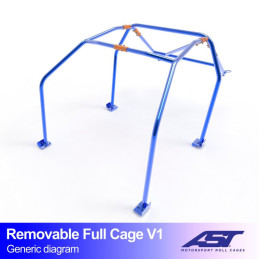 Arceau de Sécurité SEAT Leon (1P) 5-door Hatchback REMOVABLE FULL CAGE V1 
