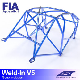 Arceau de Sécurité PORSCHE 993 2-door Coupe RWD WELD IN V5 